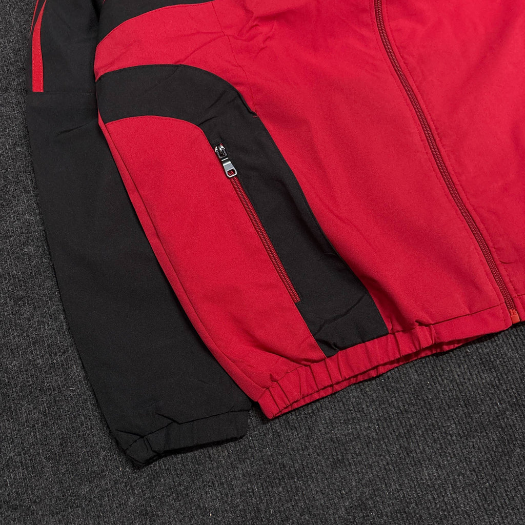 ADIDS RED BLACK JACKET