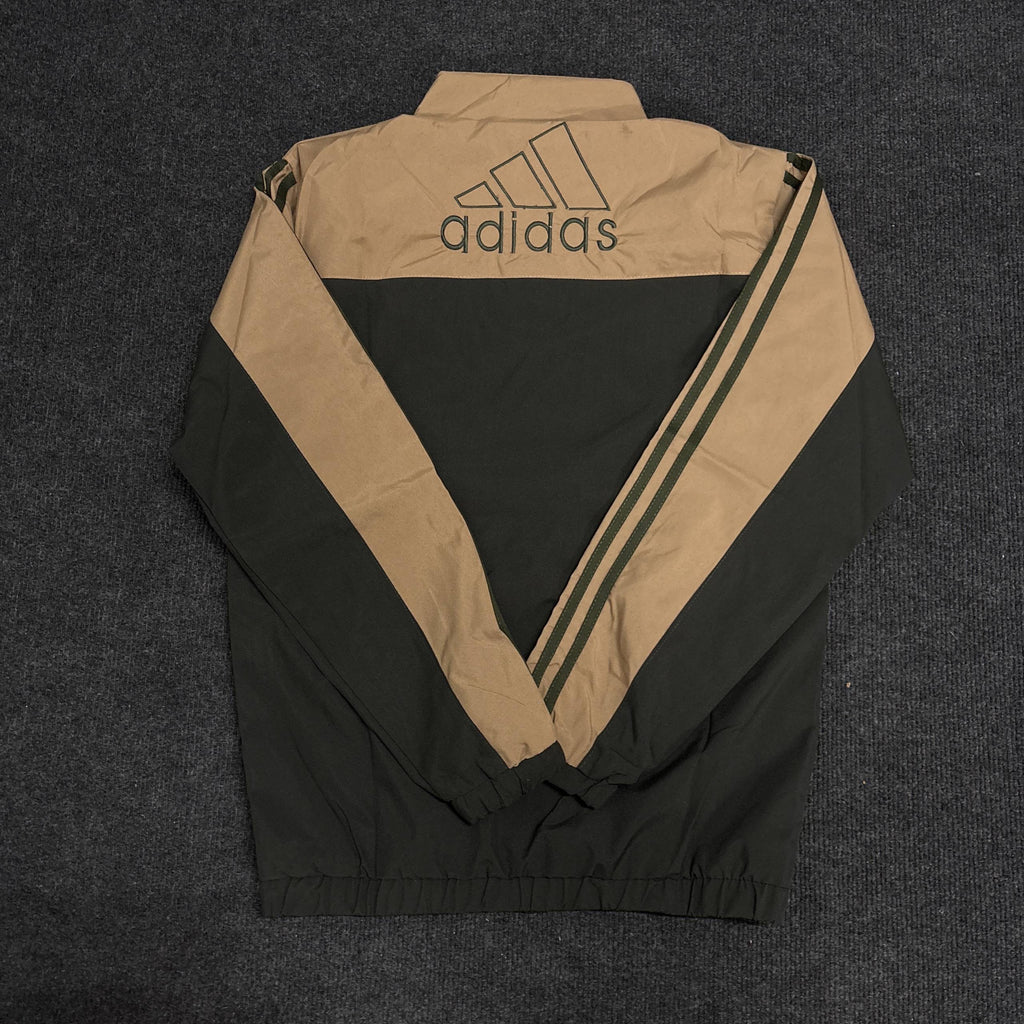 BEIGE GREEN RETRO JACKET