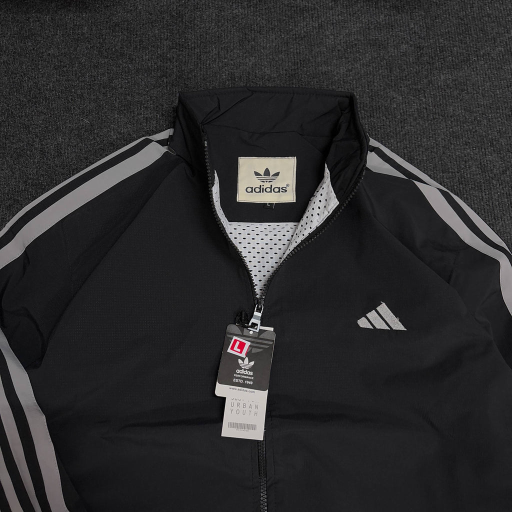 ADIDAS PREMIUM BLACK GREY JACKET