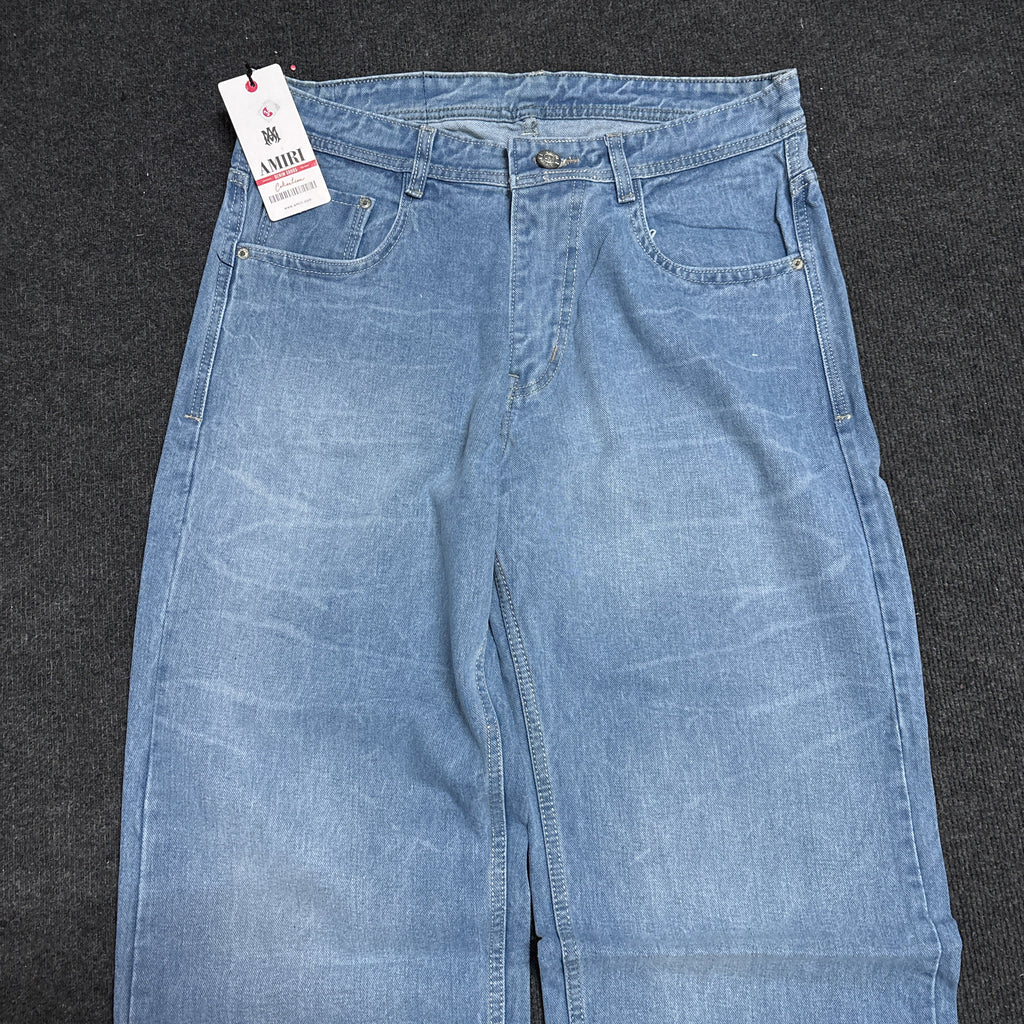 AMIRI BLUE BAGGY DENIM