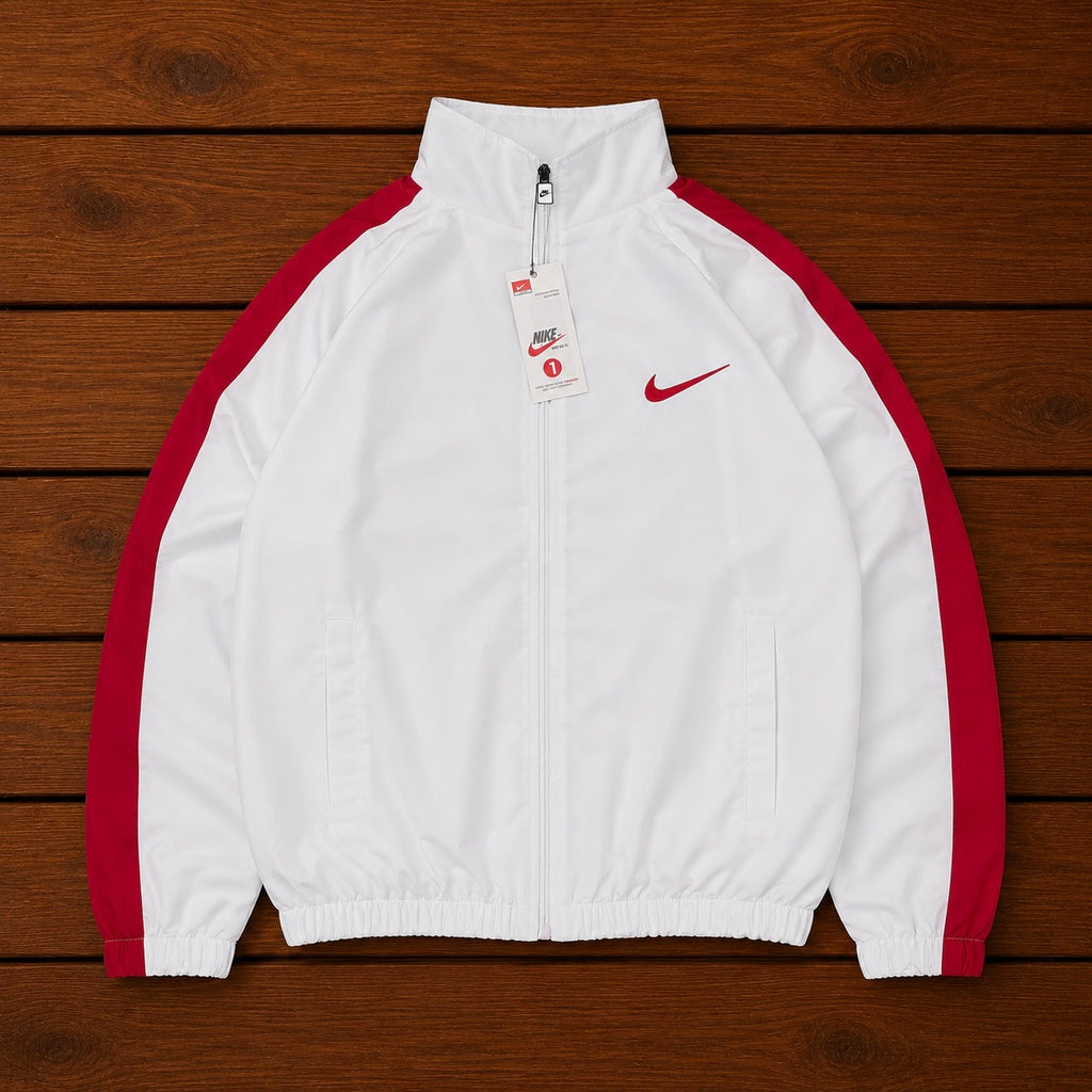 NIKE WHITE RED JACKET