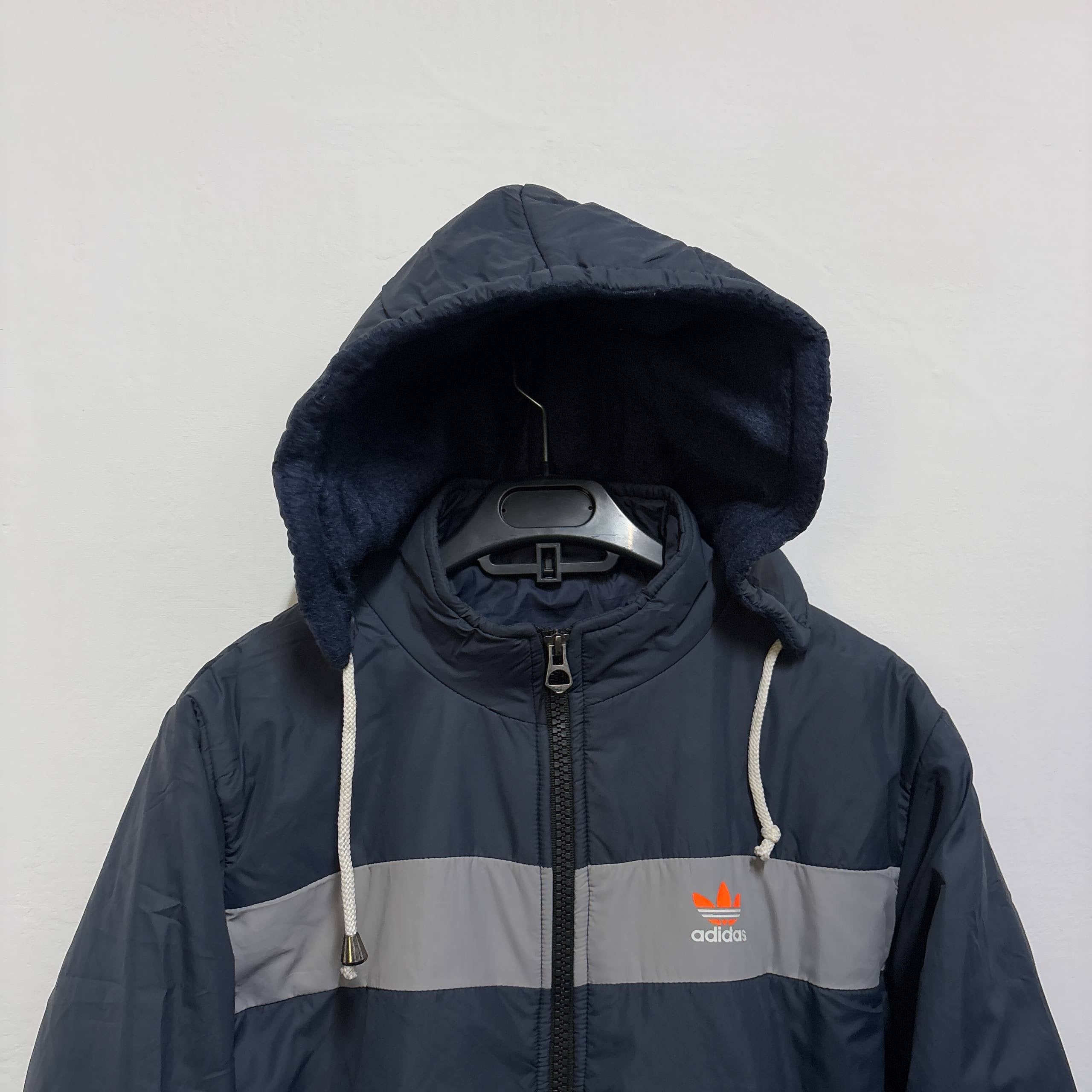ADIDS HOODED PUFFER