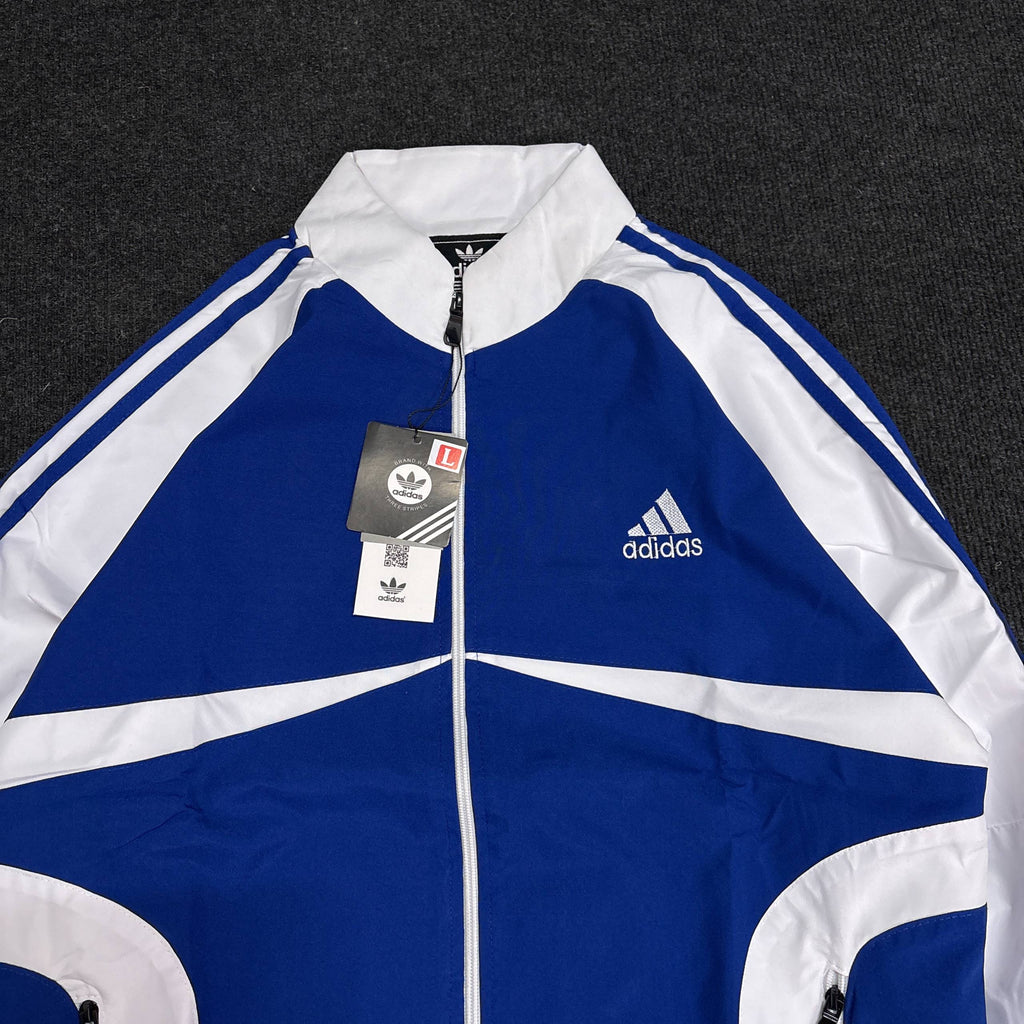 ADIDS BLUE WHITE JACKET