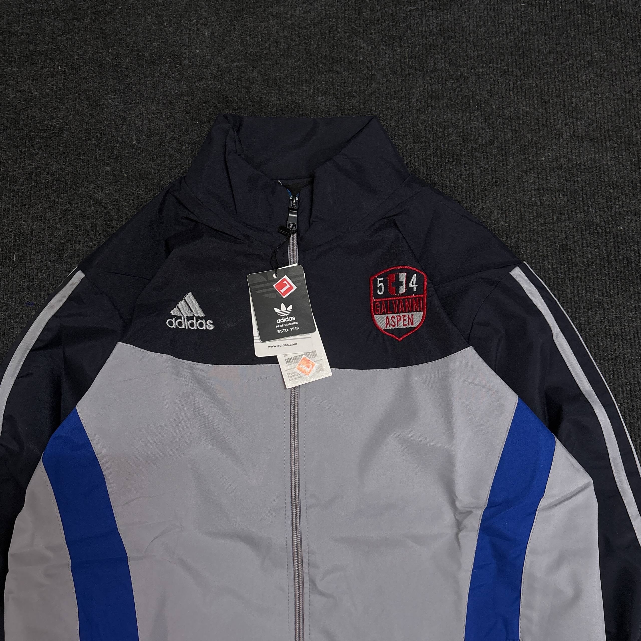 BLUE GREY RETRO JACKET