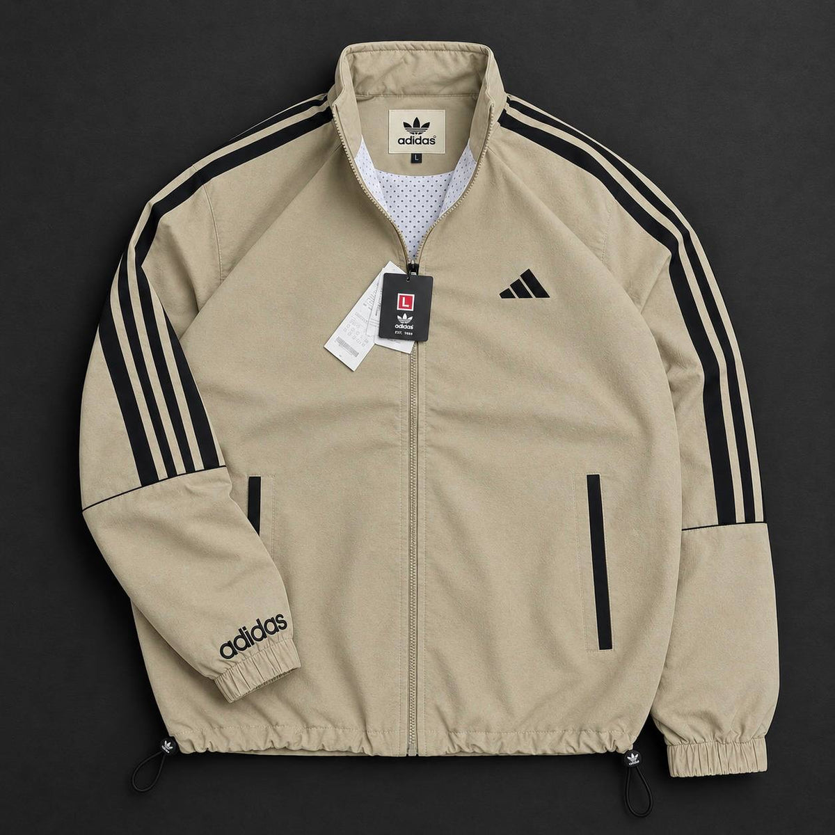 ADIDAS PREMIUM BEIGE JACKET