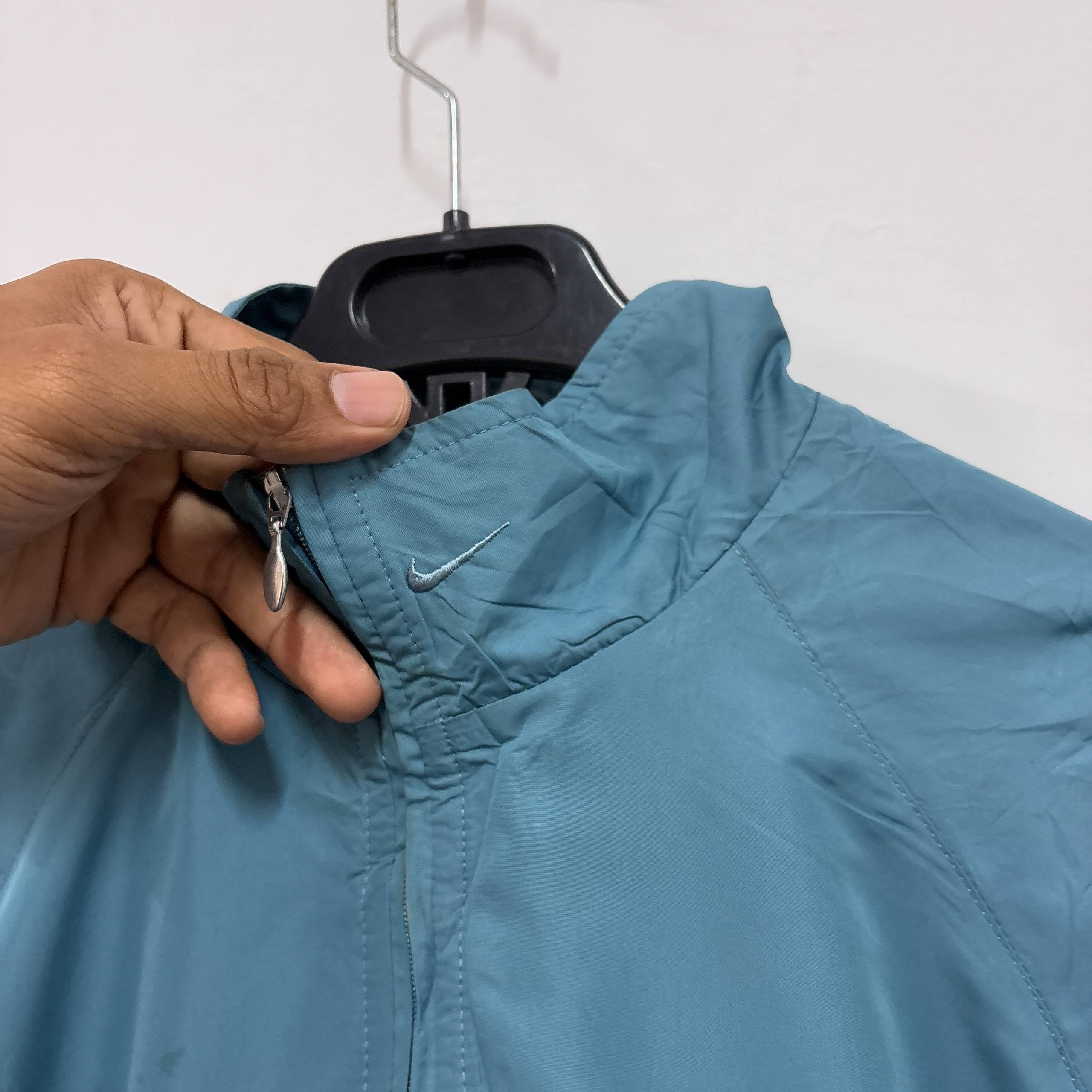 NIKE BLUE HALF ZIPPER