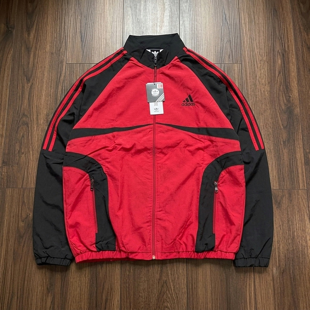 ADIDS RED BLACK JACKET