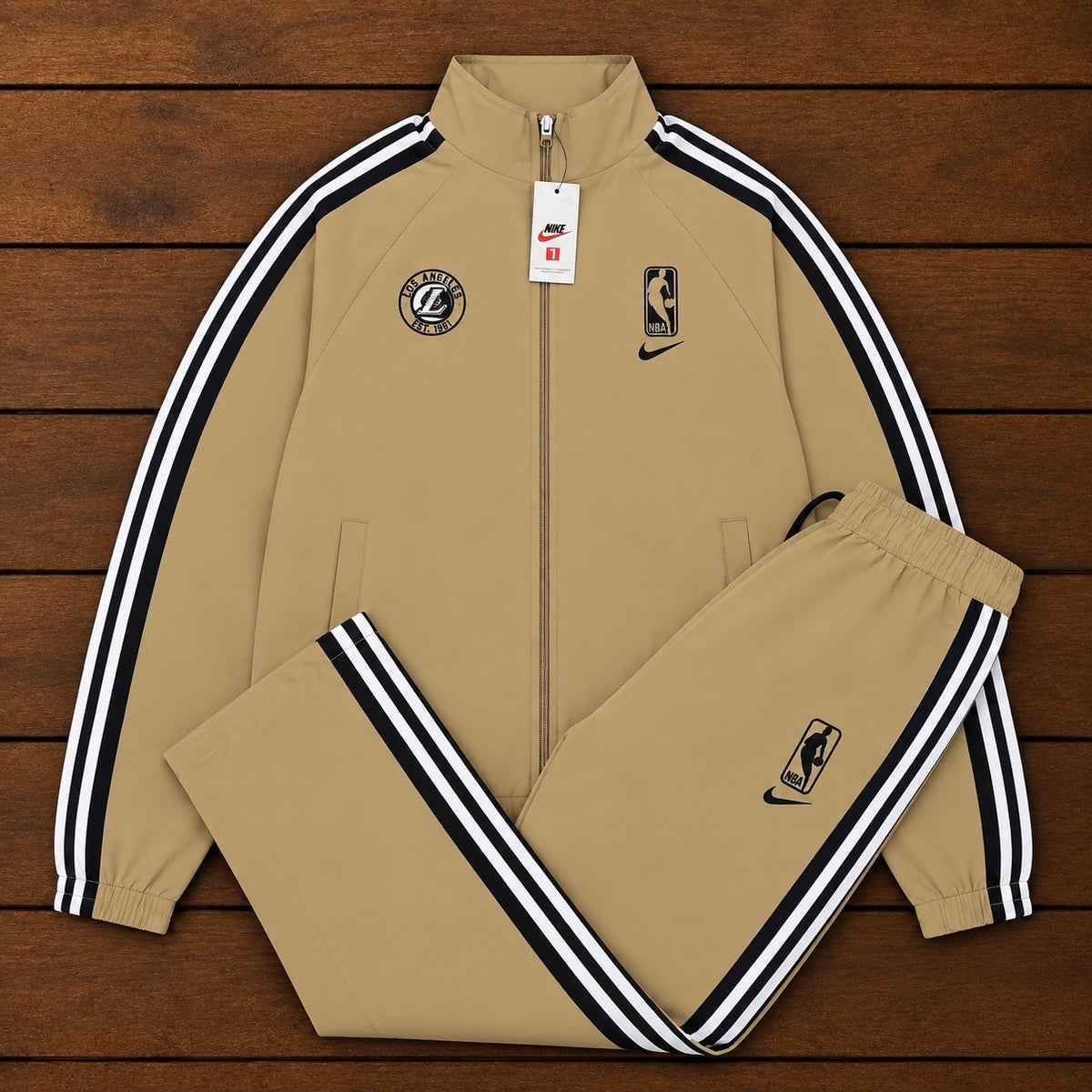 NIKE BEIGE TRACKSUIT SET