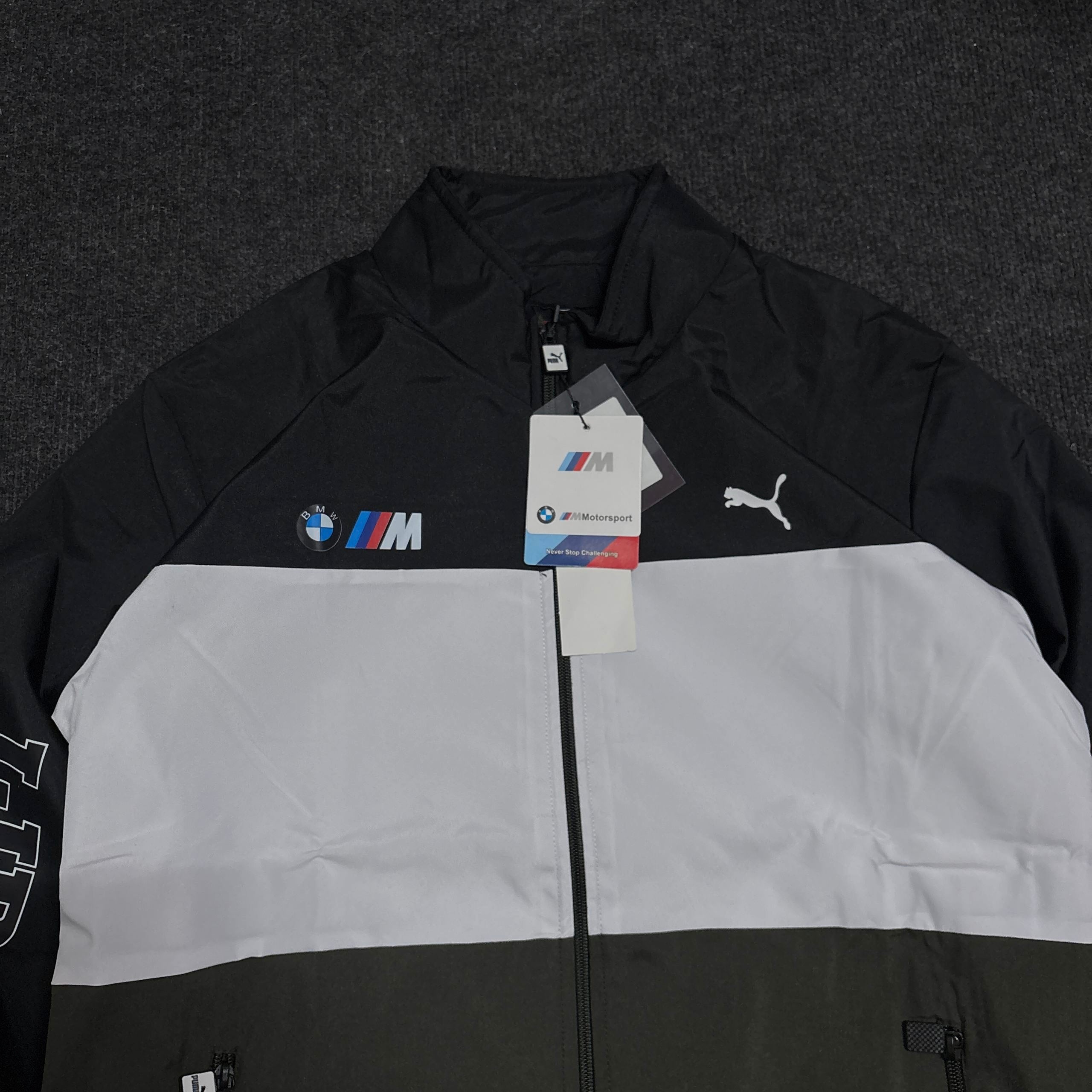FERRARI BLACK WHITE JACKET