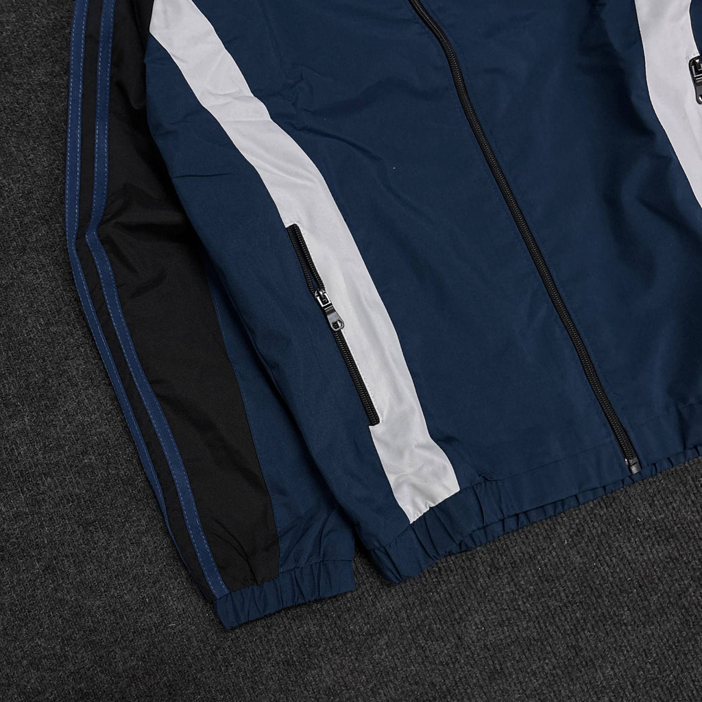 BLACK BLUE RETRO JACKET