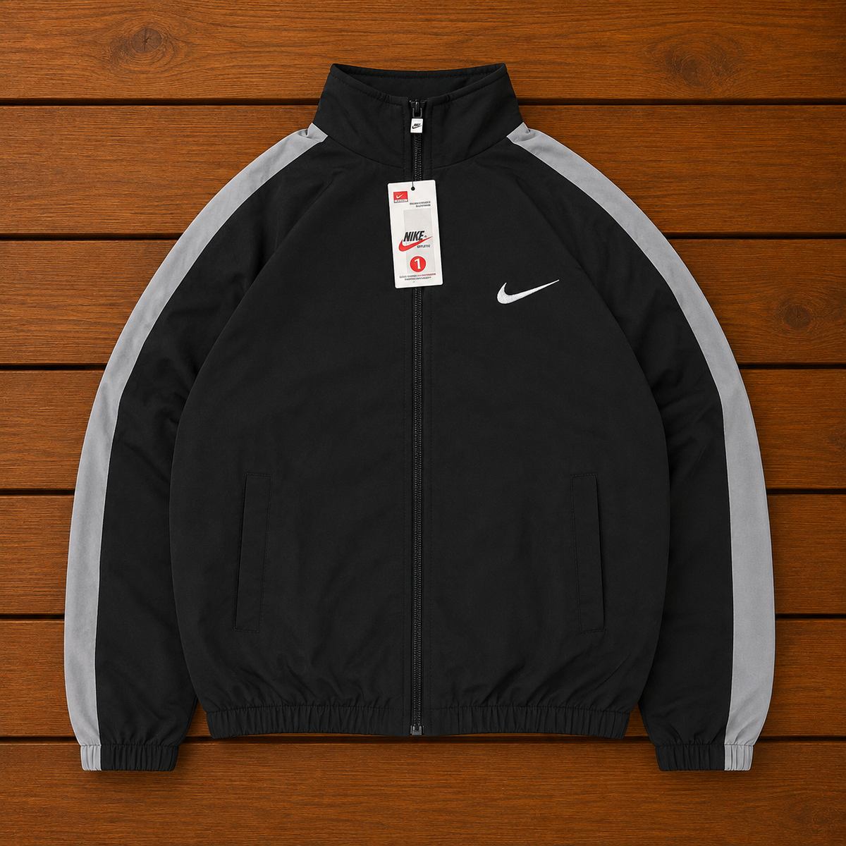 NIKE BLACK GREY JACKET