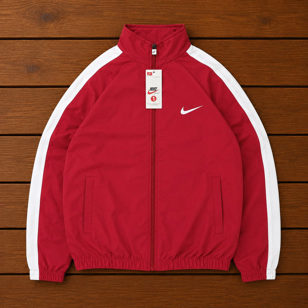 NIKE RED WHITE JACKET