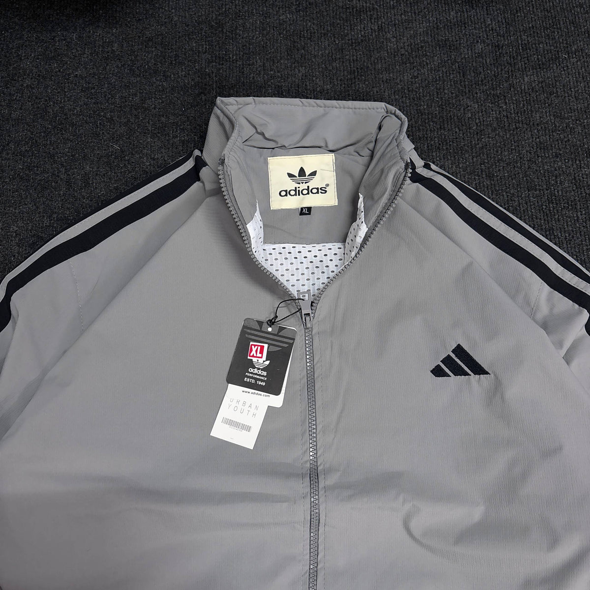 ADIDAS PREMIUM GREY JACKET