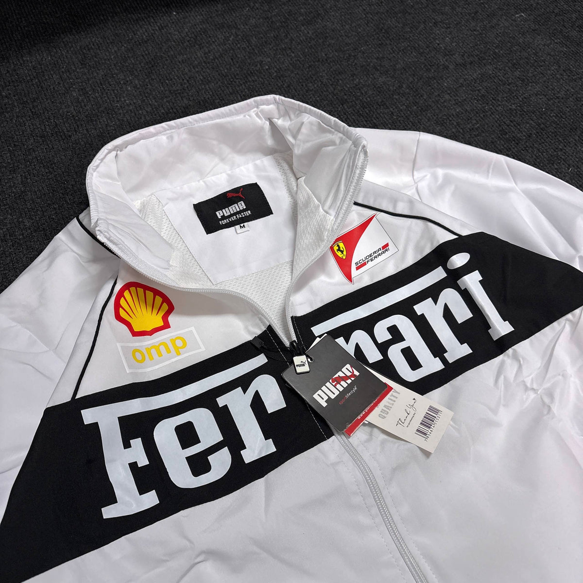 FERRARI SPORTS WHITE JACKET