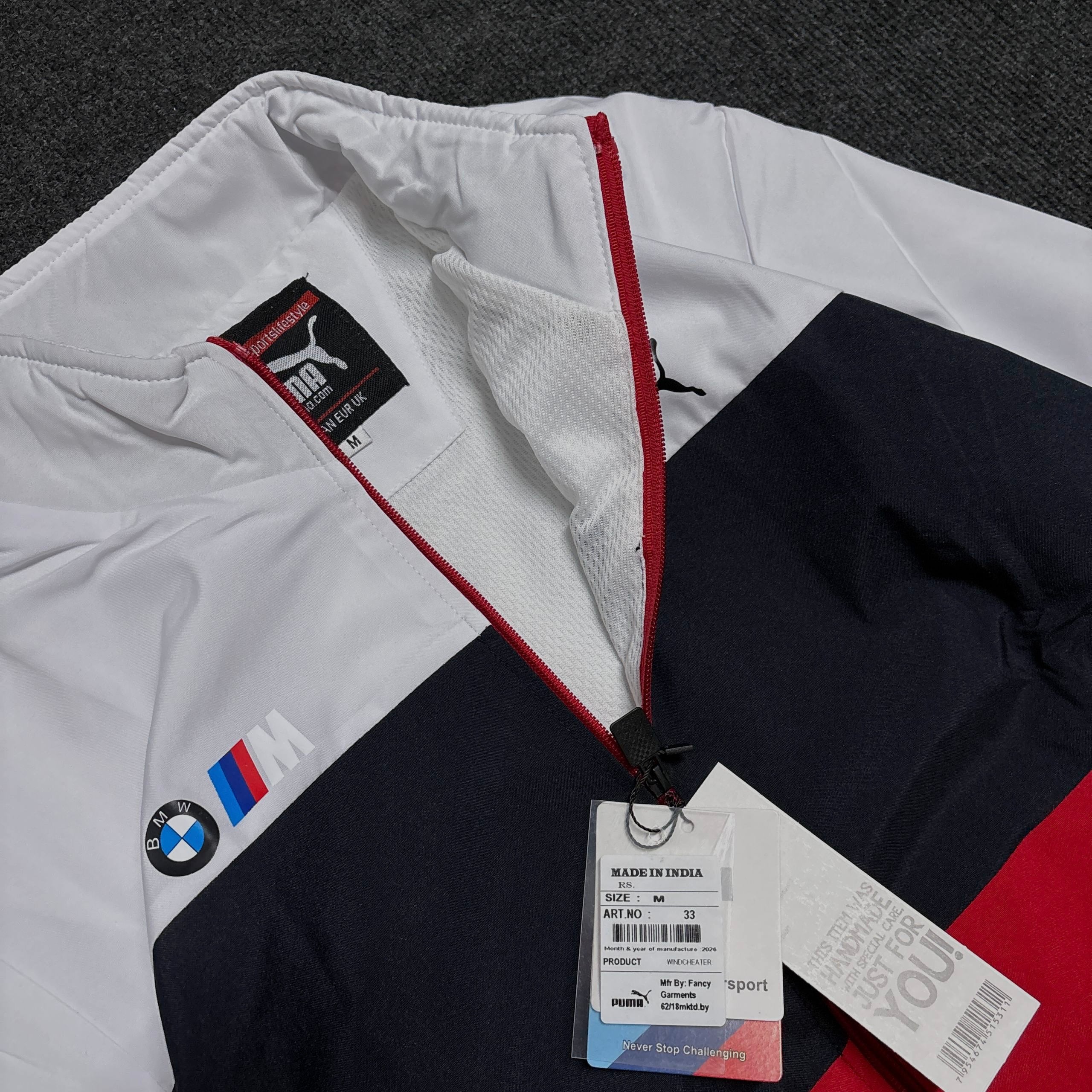 FERRARI WHITE RED JACKET