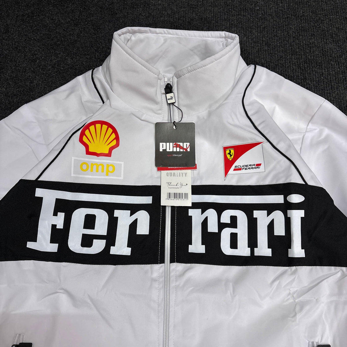 FERRARI SPORTS WHITE JACKET
