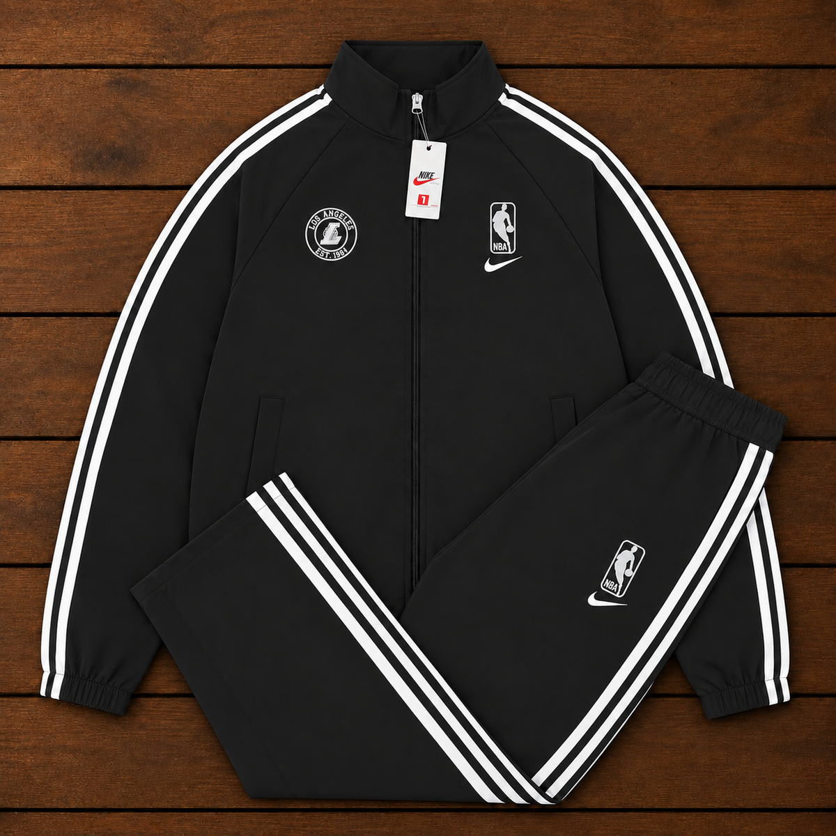 NIKE BLACK TRACKSUIT SET