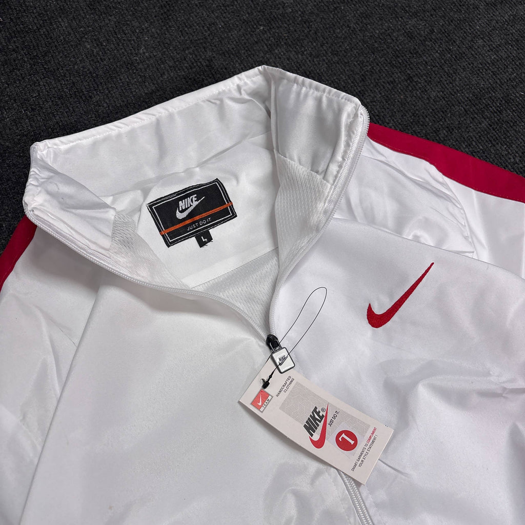 NIKE WHITE RED JACKET