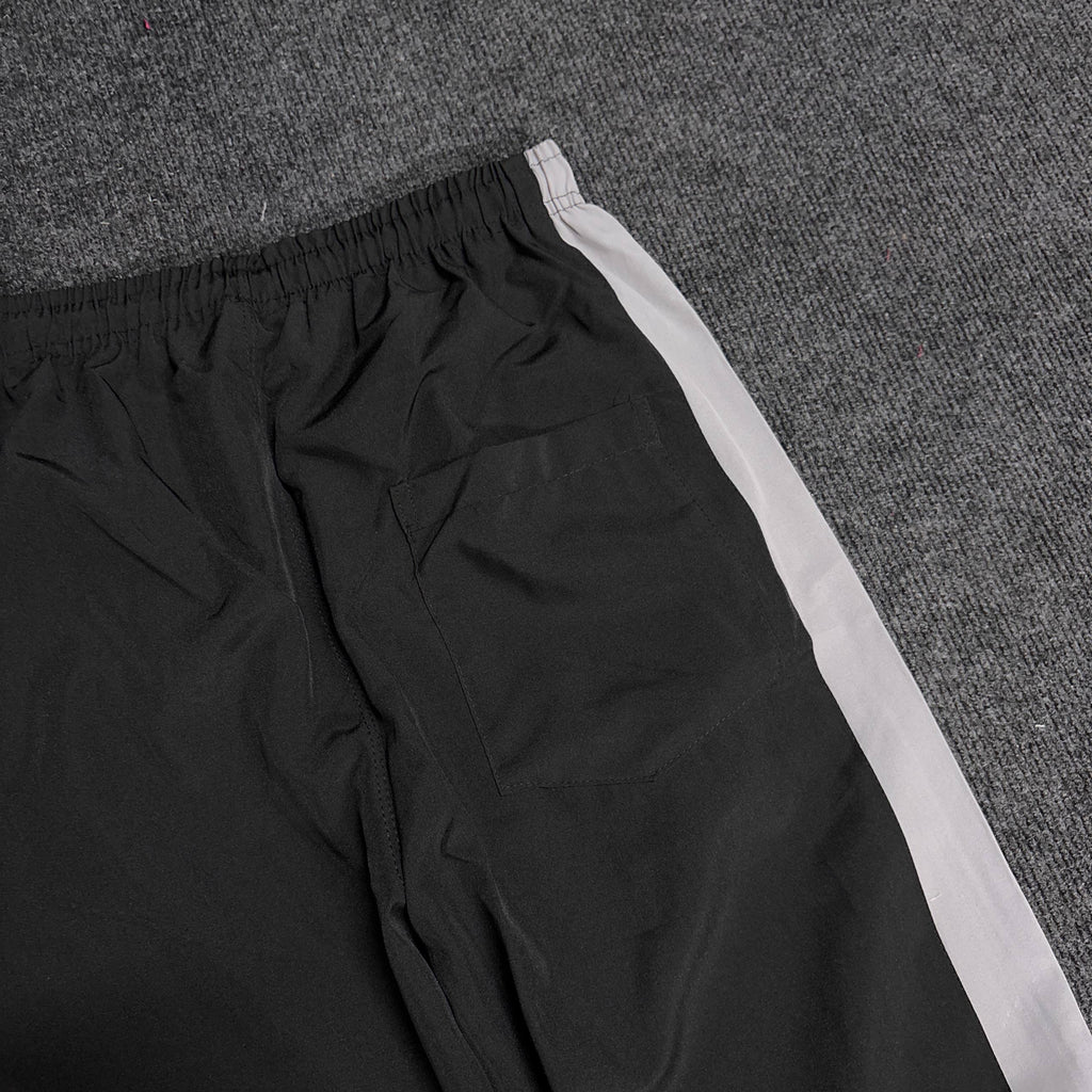 BLACK CONVERTIBLE TRACK PANT