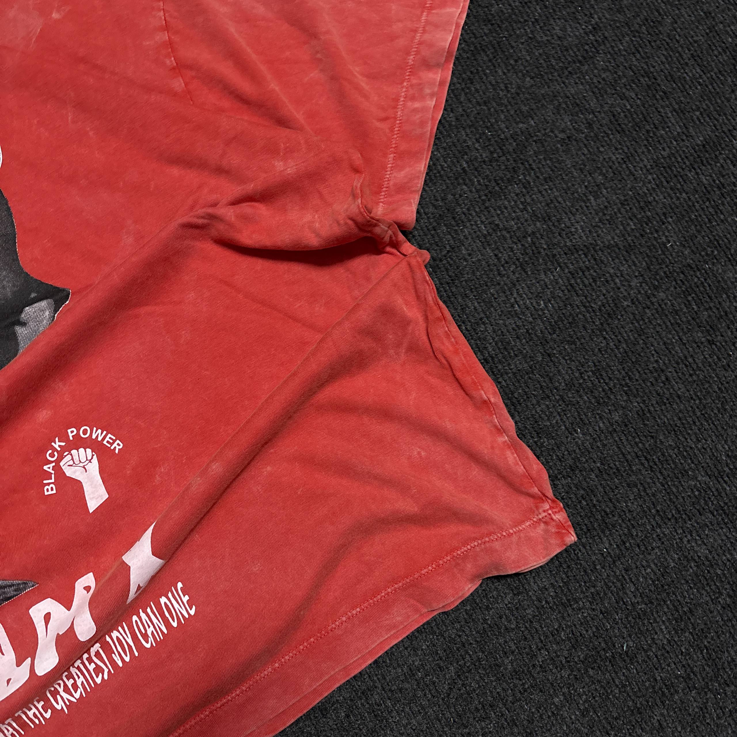BEWKF CROPPED acidwash tshirt