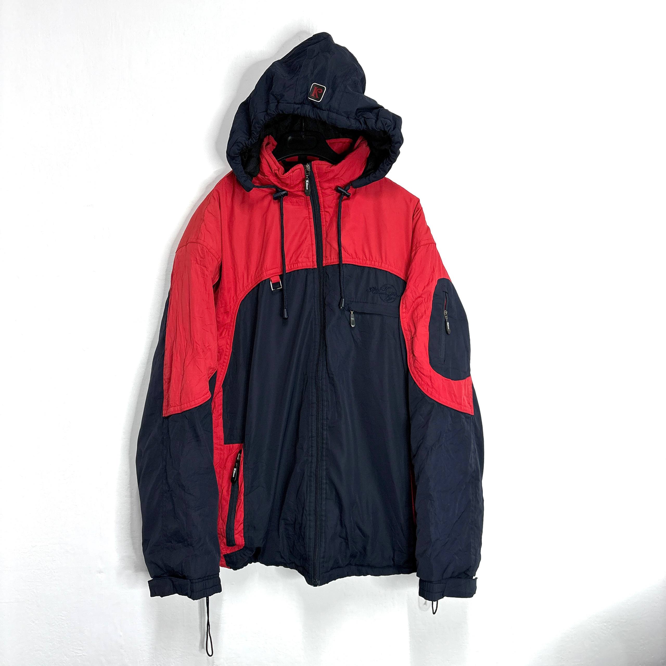 BLUE RED HEAVY PUFFER