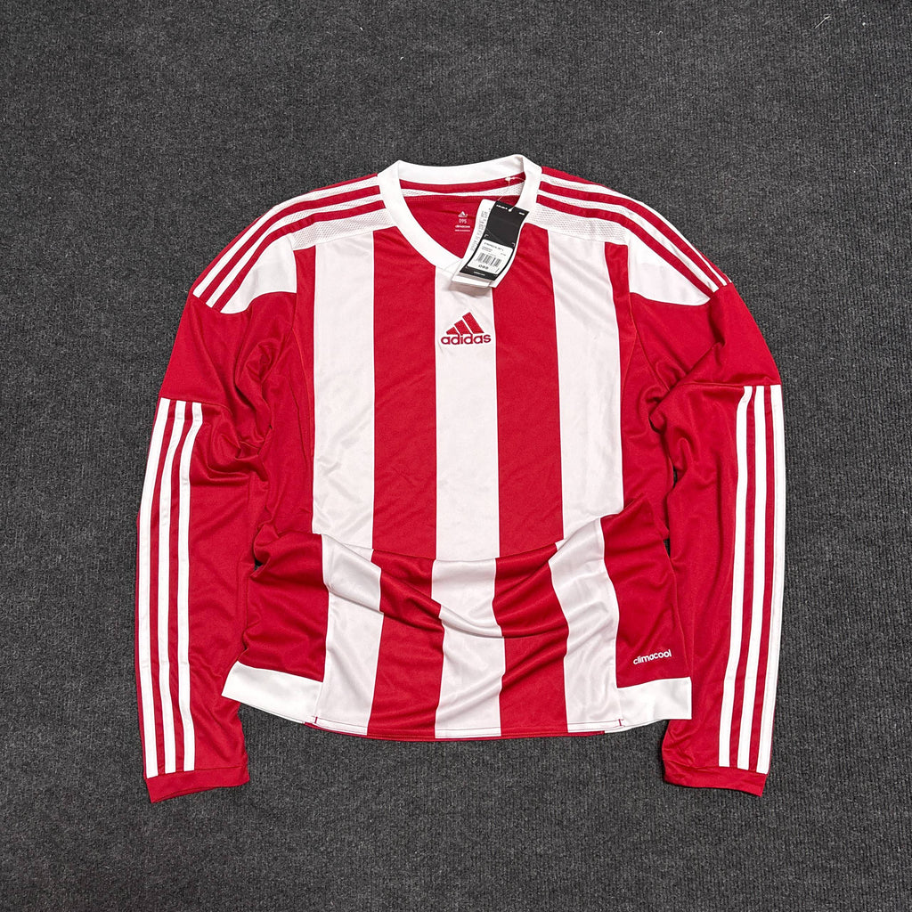 ADIDS RED WHITE JERSEY