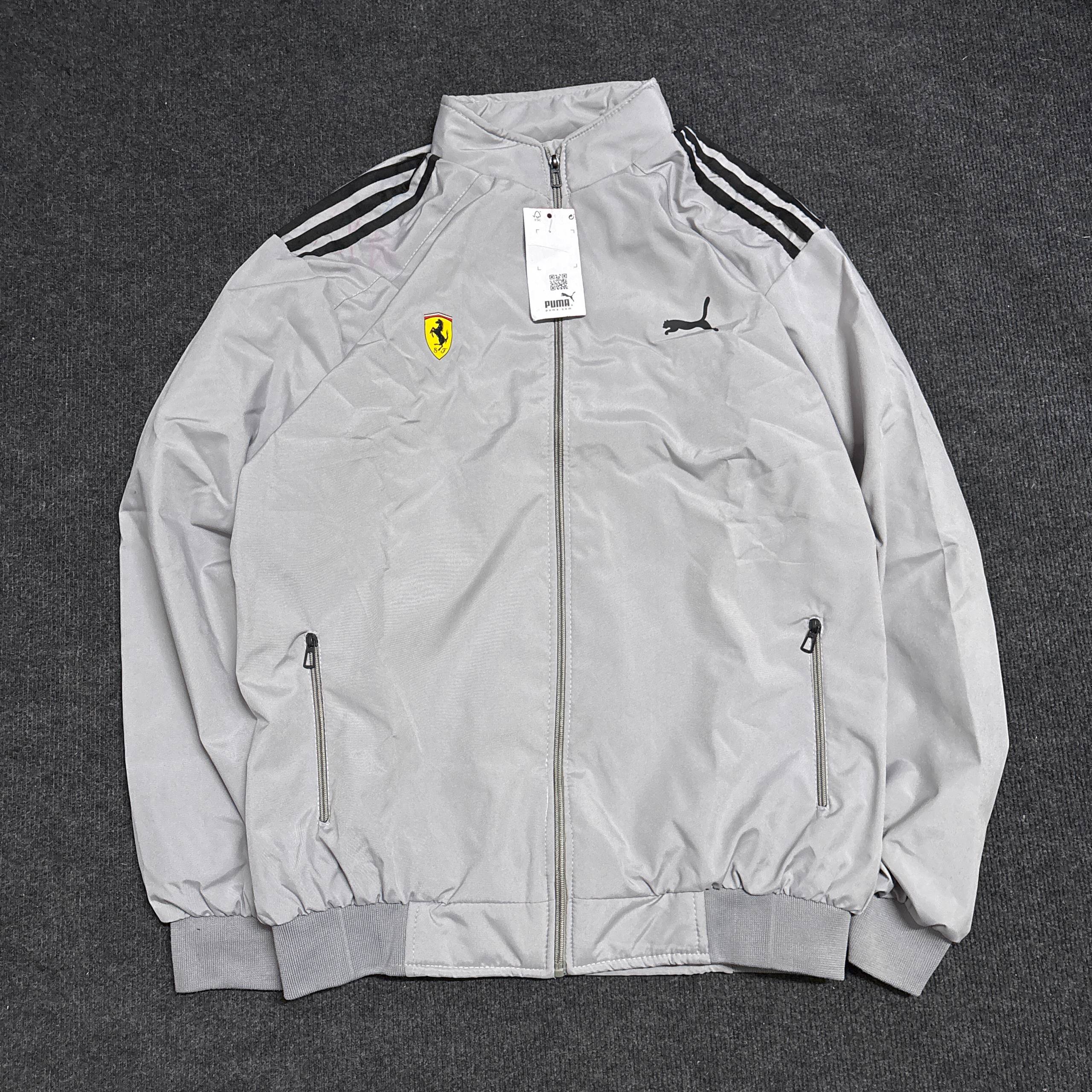 GREY FERRARI JACKET