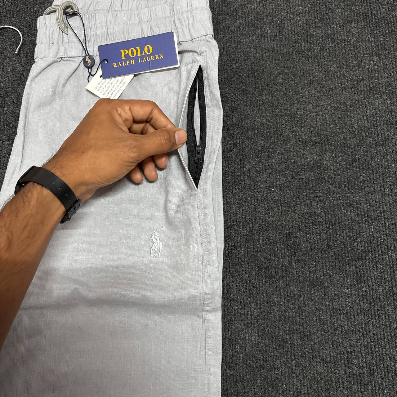 LIGHT GREY PREMIUM LINEN PANT