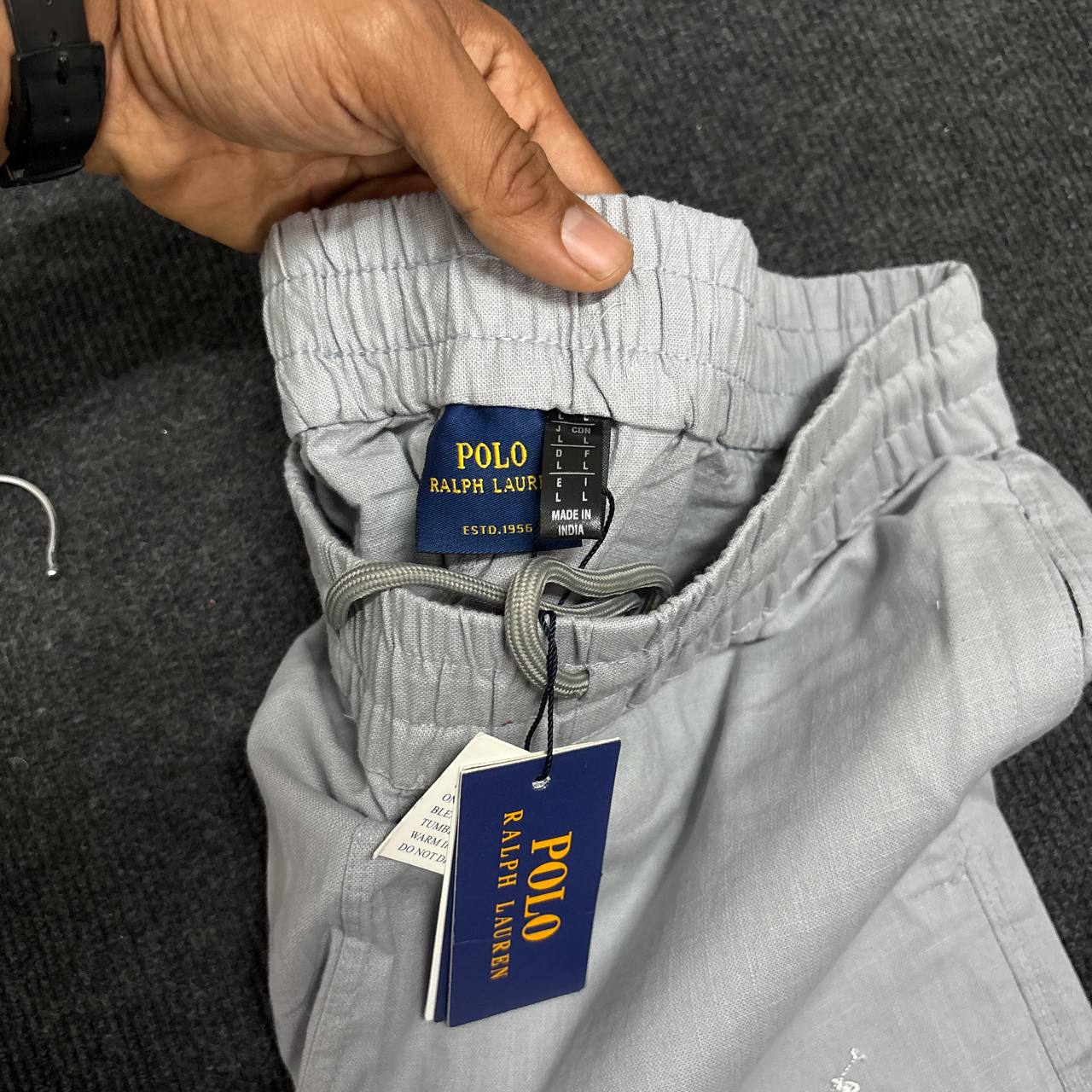 LIGHT GREY PREMIUM LINEN PANT