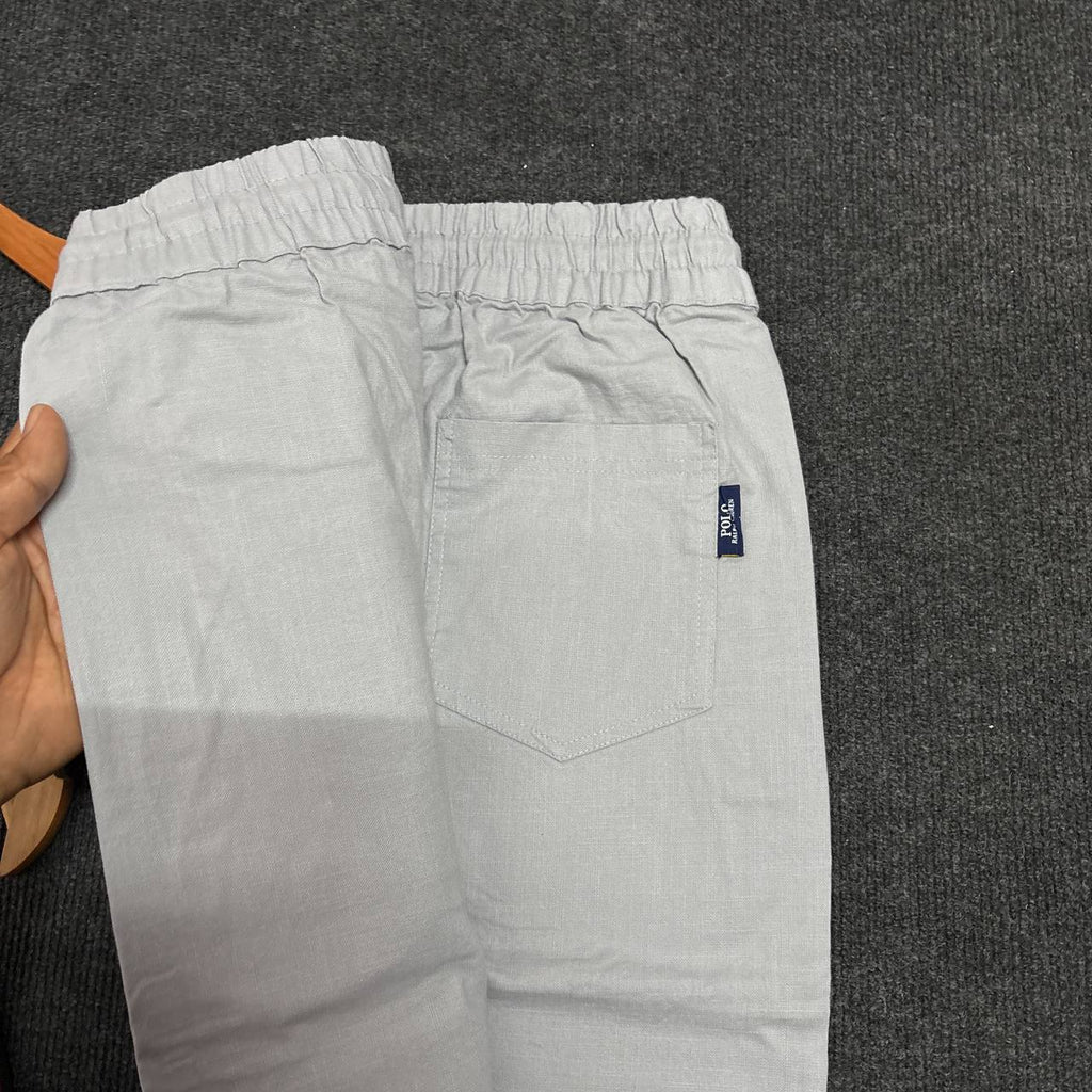 LIGHT GREY PREMIUM LINEN PANT