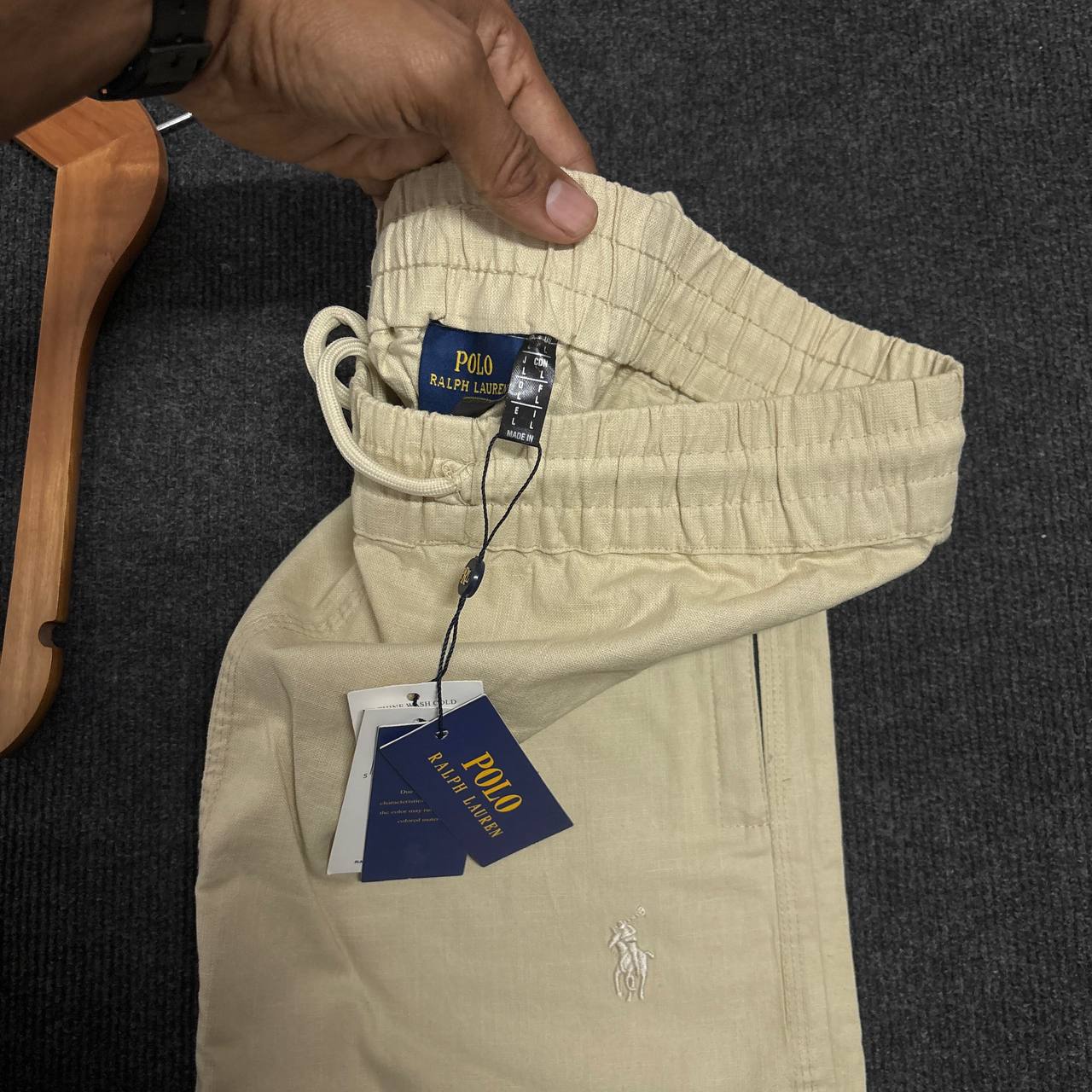 BEIGE PREMIUM LINEN PANT