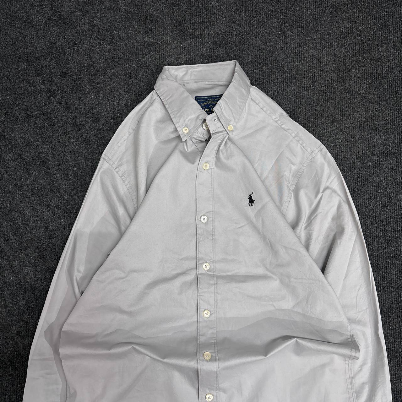 GREY PLAIN OXFORD SHIRT