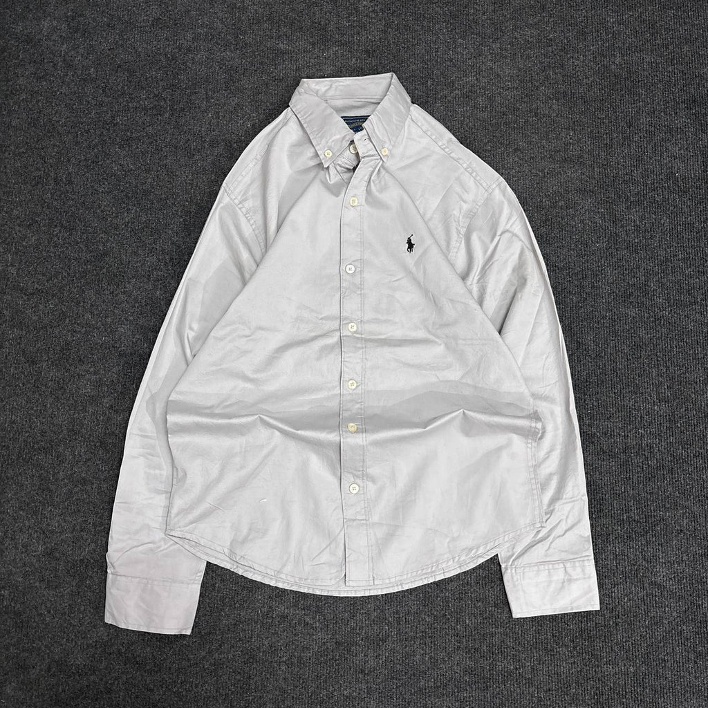 GREY PLAIN OXFORD SHIRT