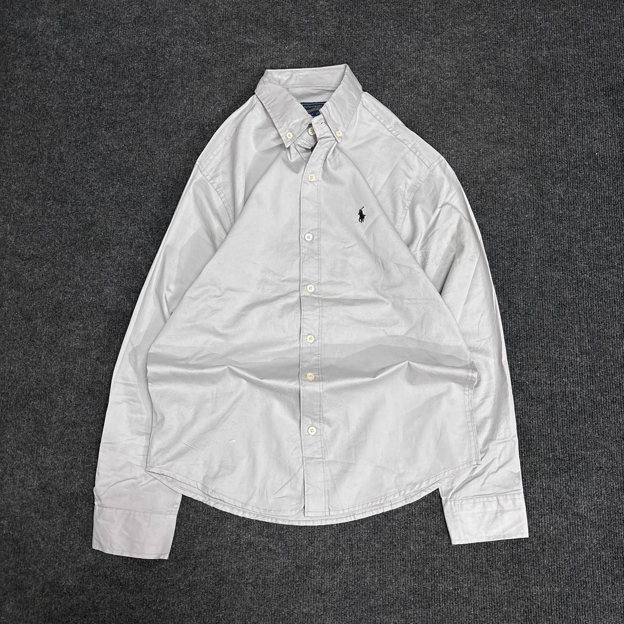 GREY PLAIN OXFORD SHIRT