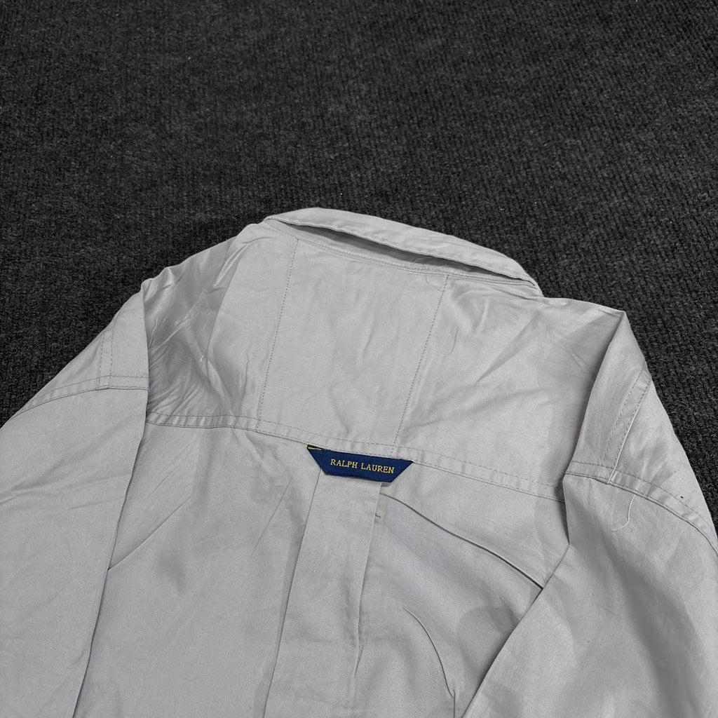 GREY PLAIN OXFORD SHIRT