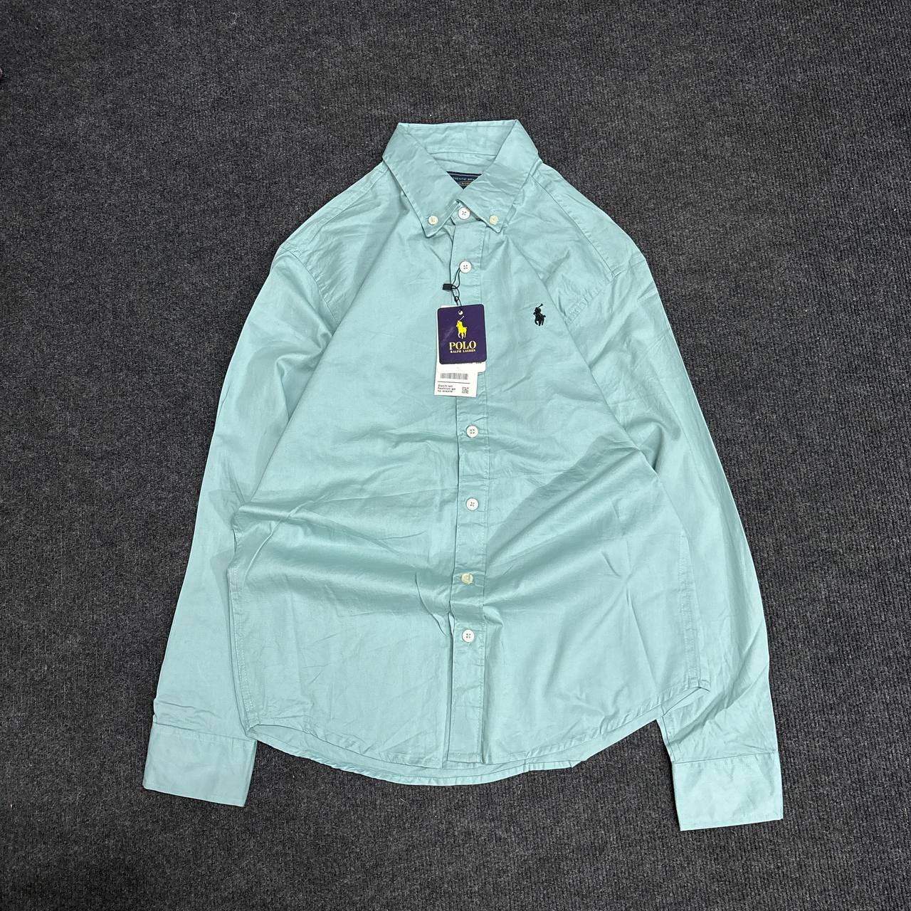 GREEN PLAIN OXFORD SHIRT