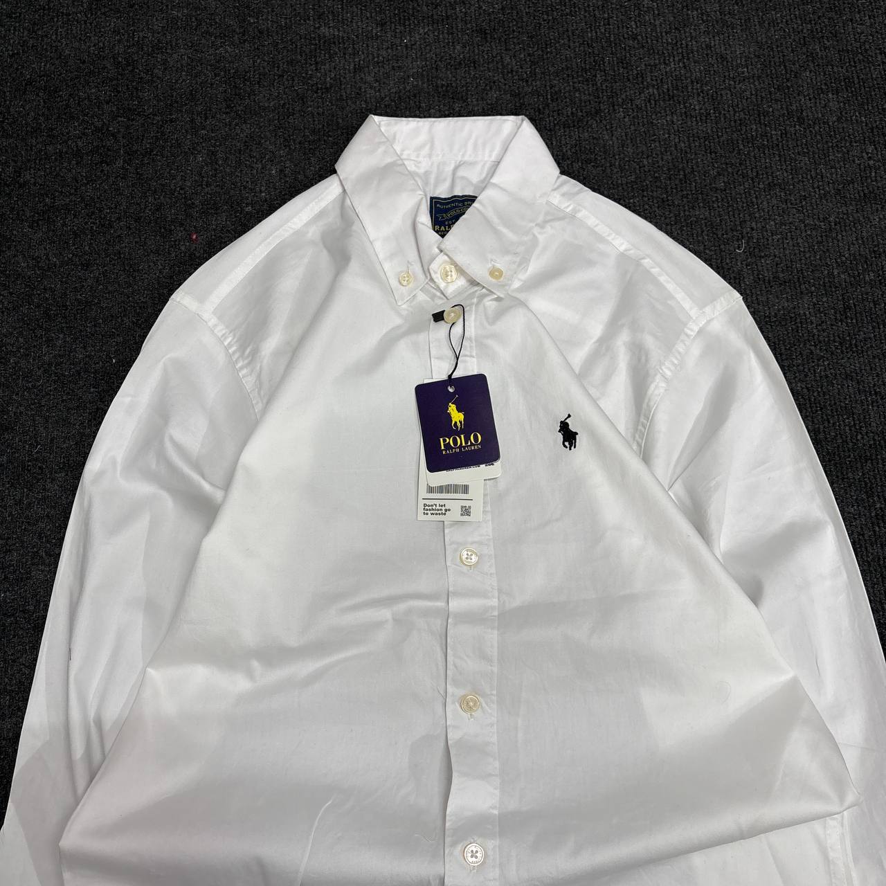 WHITE PLAIN OXFORD SHIRT