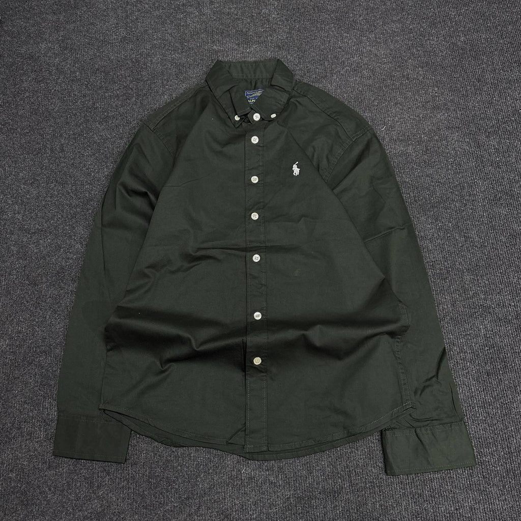 DARK GREEN OXFORD SHIRT