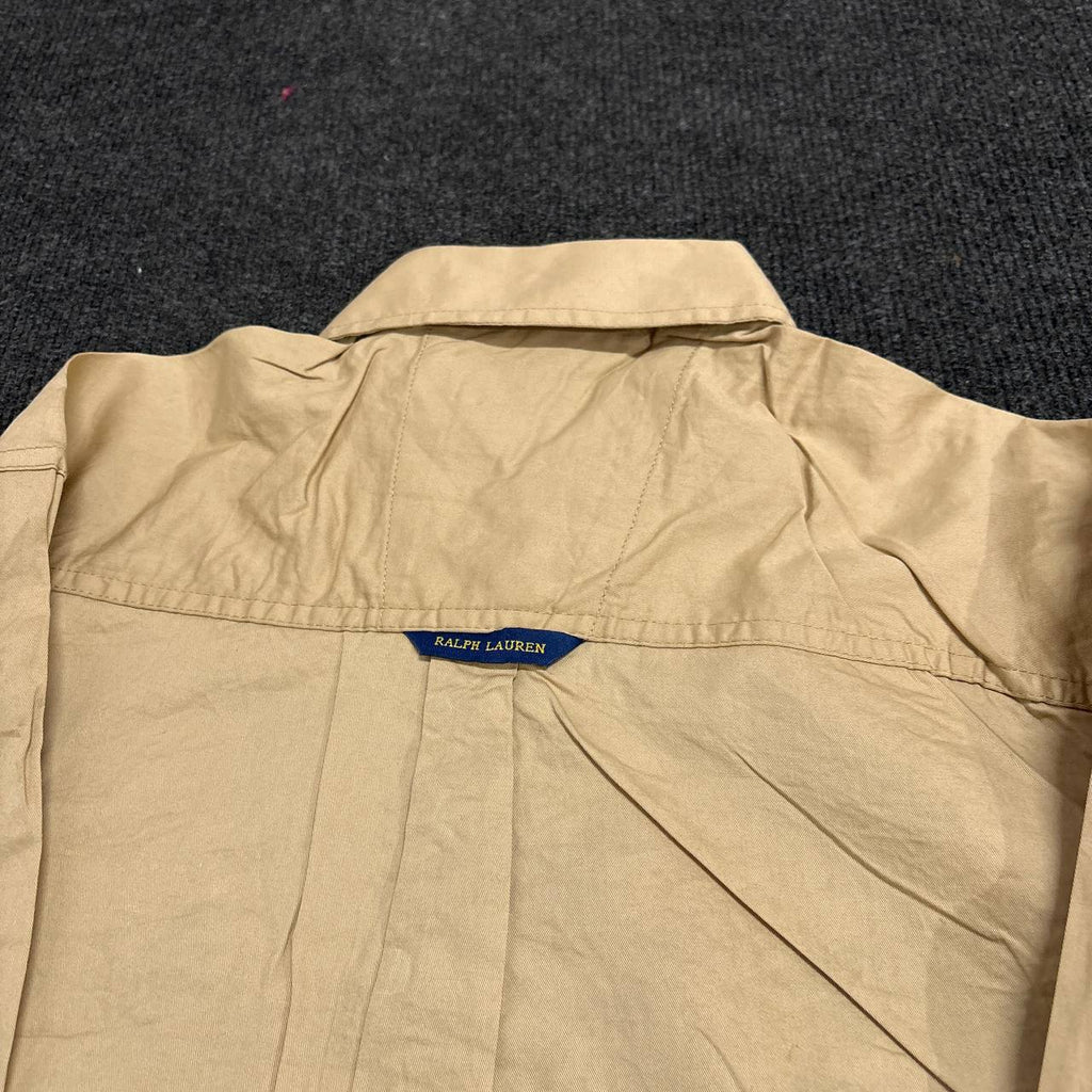 BEIGE PLAIN OXFORD SHIRT
