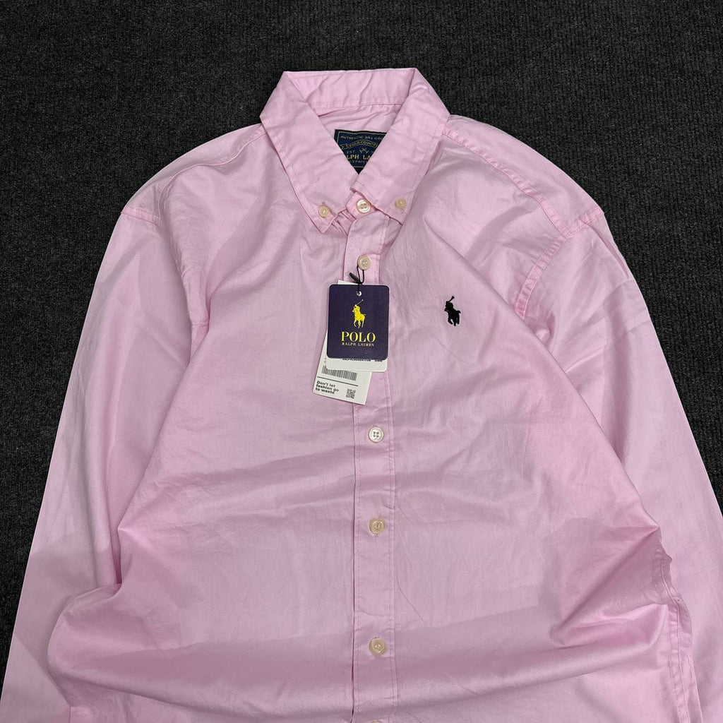 PINK PLAIN OXFORD SHIRT
