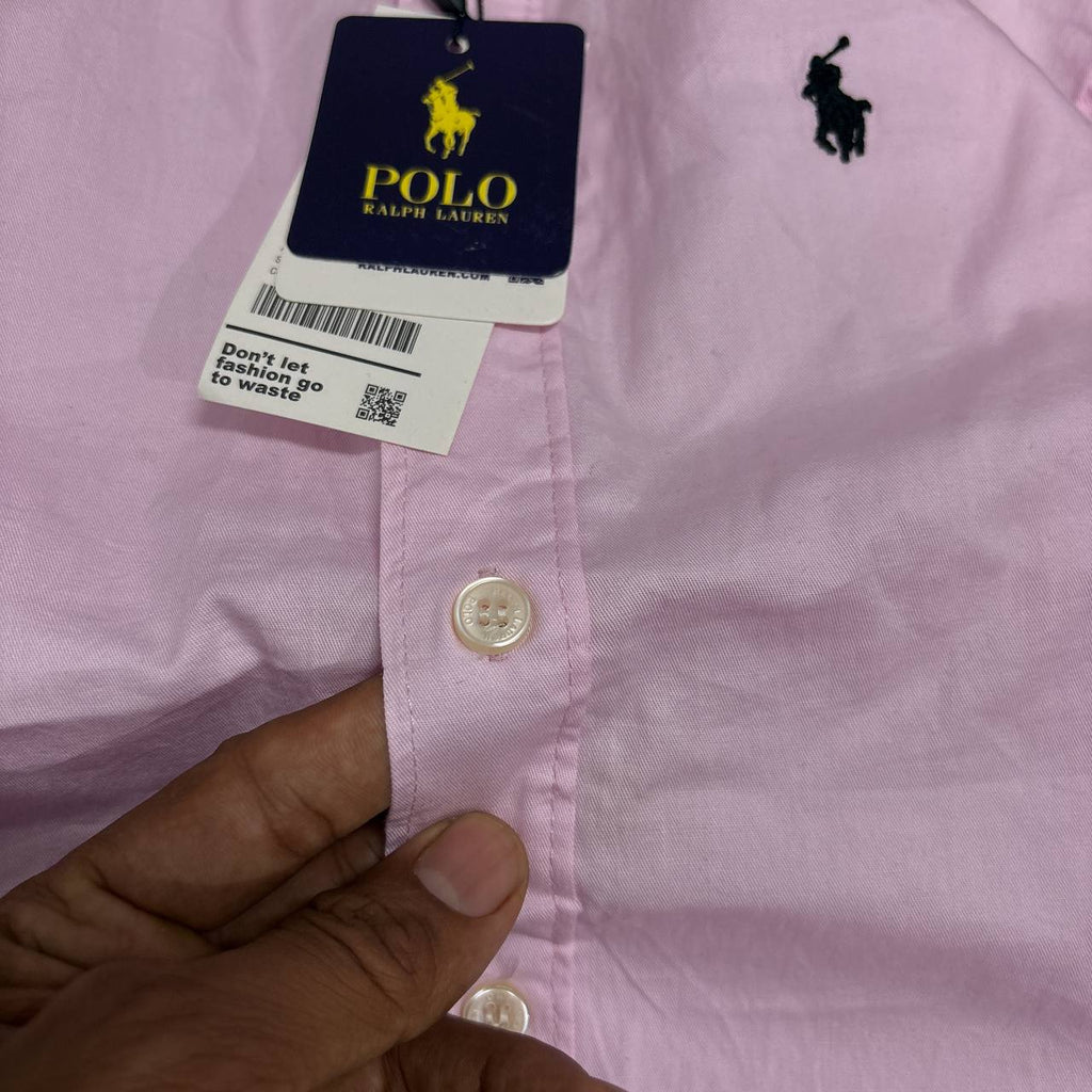 PINK PLAIN OXFORD SHIRT