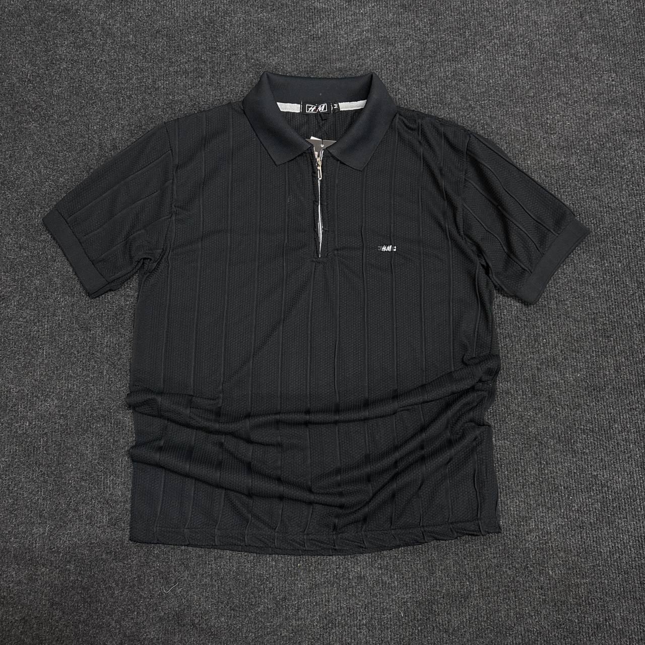 BLACK POLO ZIPPER