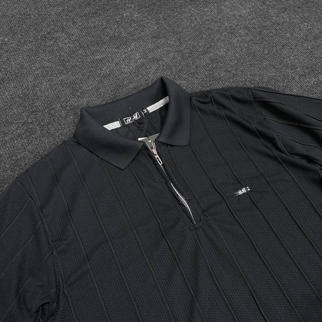 BLACK POLO ZIPPER