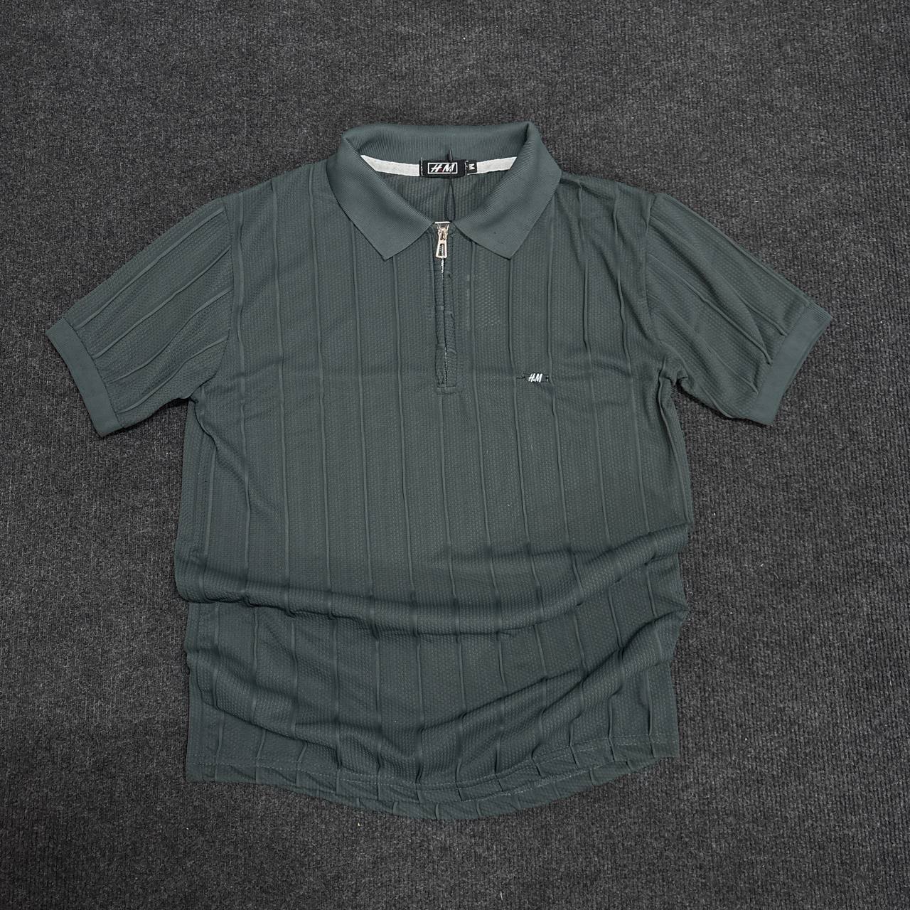 GREEN POLO ZIPPER