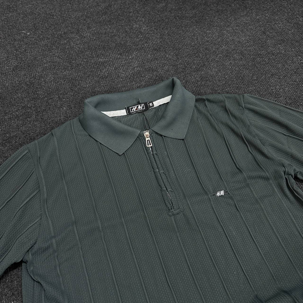 GREEN POLO ZIPPER