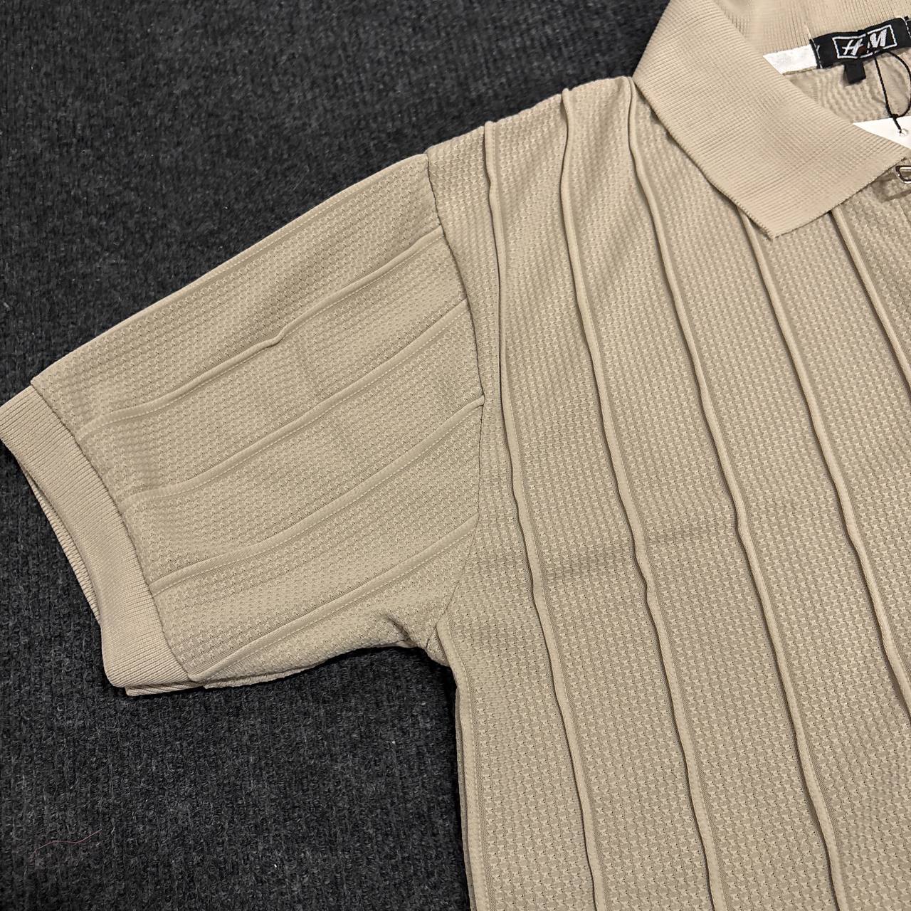 BEIGE POLO ZIPPER