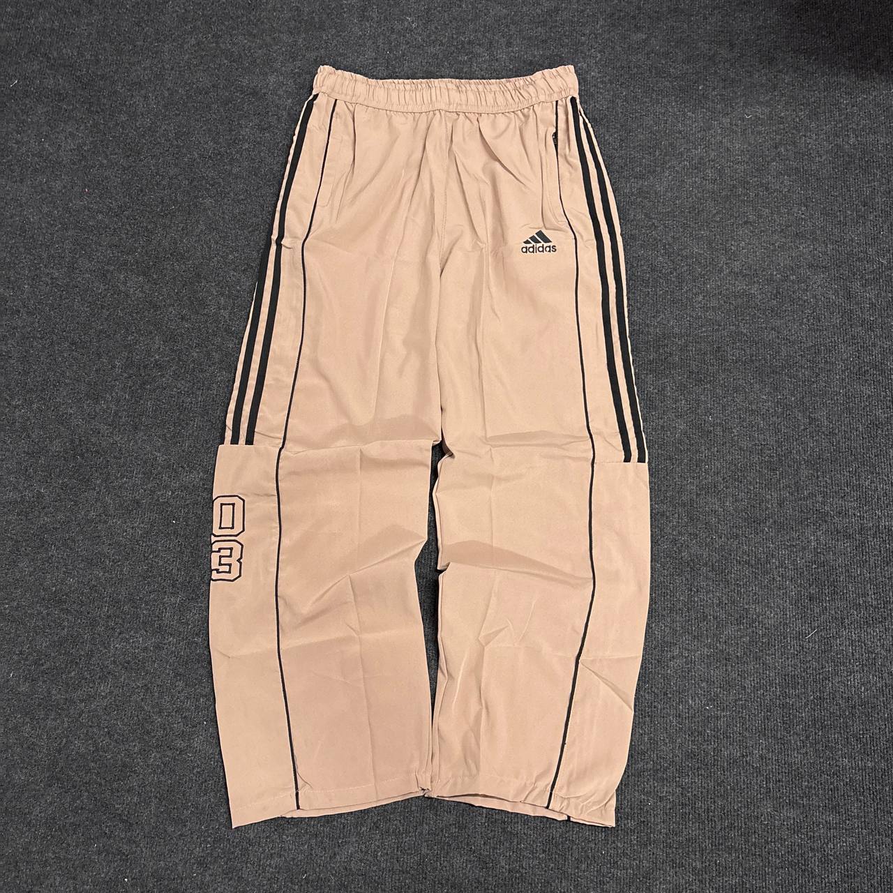 BEIGE TRACK PANTS