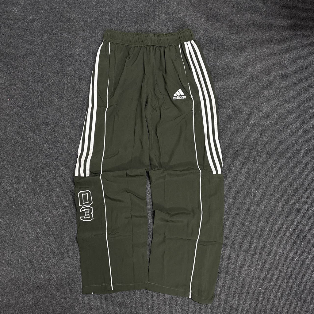 GREEN TRACK PANTS