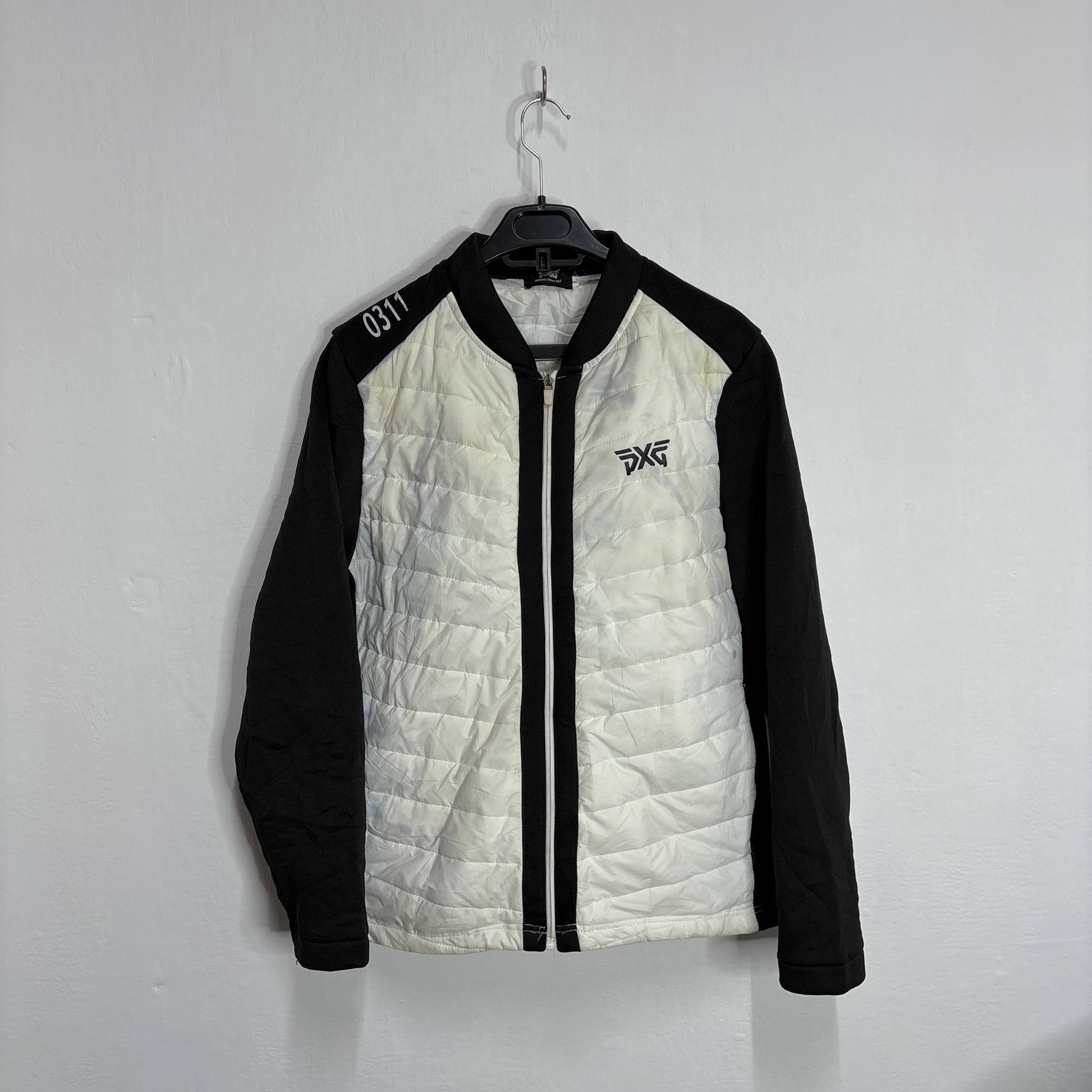 WHITE BLACK JACKET