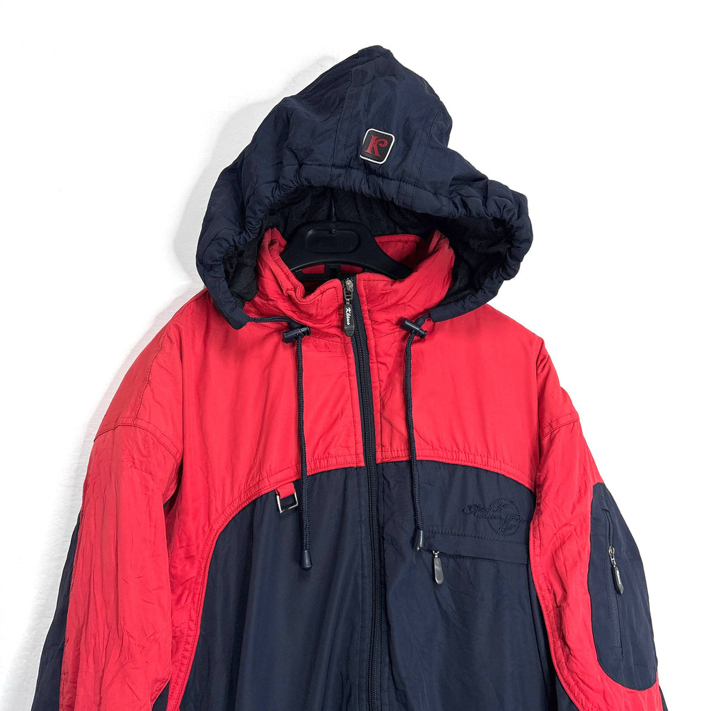 BLUE RED HEAVY PUFFER